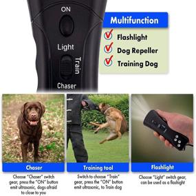 img 1 attached to KAiF Handheld Dog Repellent and Anti Barking Control Device - Powerful Ultrasonic Dog Bark Deterrent - Safe and Humane Bark Stopper and Dogs Repeller - Effective Behavior Pet Training Solution