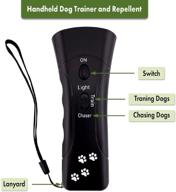 kaif handheld dog repellent and anti barking control device - powerful ultrasonic dog bark deterrent - safe and humane bark stopper and dogs repeller - effective behavior pet training solution logo