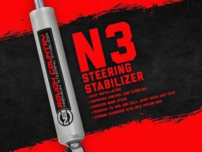 img 2 attached to 🚙 Rough Country N3 Steering Stabilizer for 2007-2018 Jeep Wrangler JK | 2-6 Inch Lift | Premium Damper | 8731930