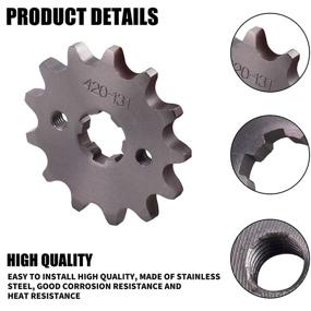 img 2 attached to MRELC Motorcycle Sprocket Compatible 140Cc15Cc