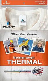 img 3 attached to Indera Maximum Thermal Underwear Natural Sports & Fitness