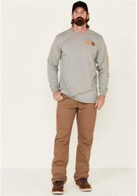 img 3 attached to Ariat Resistant Sleeve CrewHenley X Large Men's Clothing