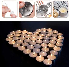 img 1 attached to Premium 12pcs 4oz/120ml Metal Candle Tins: Aluminum Tin Cans for Candle Making, Storage & DIY Crafts