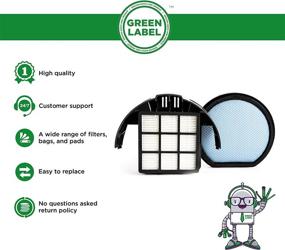 img 3 attached to 🧹 Hoover T Series Windtunnel Vacuum Cleaner Green Label Replacement HEPA Filter Kit (303172001/303172002) with Foam Filter (303173001/303173002)