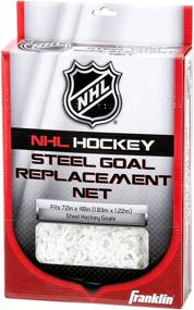 img 1 attached to 🏒 Franklin Sports NHL Hockey Goal Replacement Net - 72 x 48 Inch - White