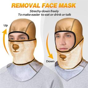 img 2 attached to ❄️ CUIMEI 3D Balaclava Ski Face Mask: Ultimate Protection for Cold Weather, Motorcycle Riding, and Halloween Costumes