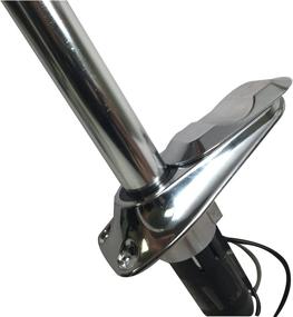img 2 attached to 🚦 Pactrade Marine Boat Navigation All-Round Warm White Stern Light: 24" L, Chrome Base