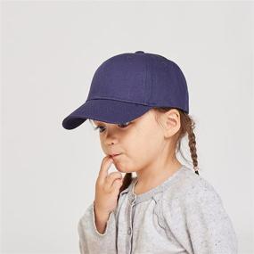 img 1 attached to 🧢 LANGZHEN Outdoor Childrens Baseball Adjustable Boys' Hats & Caps: Top-quality Accessories for Active Kids