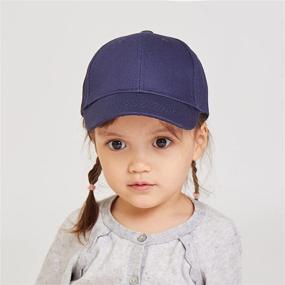 img 2 attached to 🧢 LANGZHEN Outdoor Childrens Baseball Adjustable Boys' Hats & Caps: Top-quality Accessories for Active Kids
