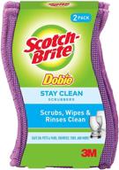 🧽 scotch-brite stay clean scrubbers - dual pack: lasting stain-free cleaning solution logo