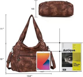 img 3 attached to Angel Barcelo Fashion Handbags Shoulder Women's Handbags & Wallets in Satchels