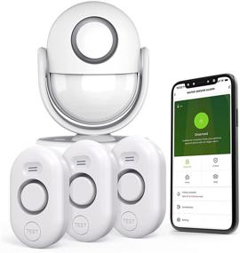 img 4 attached to 💦 FIGHOW WiFi Water Leak Detector 3 Pack: App Alerts, 125dB Alarm, Email Notifications - Home & Basement Security