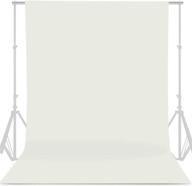 📸 gfcc 6ft x 10ft ivory photography backdrop - optimal photo & video recording background screen for pictures, photoshoots, and videos logo