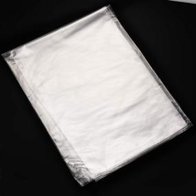 img 3 attached to 🎁 Tatuo Large Clear Cellophane Bag for Christmas Gifts Baskets Party Festivals - Pack of 15 (26 x 37 Inch)