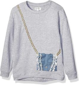 img 2 attached to Jessica Simpson Pullover Sweatshirt Heather Outdoor Recreation in Hiking & Outdoor Recreation Clothing