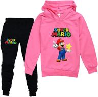 meina pullover sweatpants tracksuit sweatshirt boys' clothing - active логотип