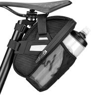 🚲 rockbros bike saddle bag with water bottle holder - convenient storage for mountain and road bikes logo