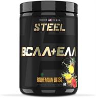 💪 стальные добавки bohemian bliss: высокоэффективный порошок bcaa eaa для роста сухой мышечной массы и выносливости на тренировках - 30 порций. логотип