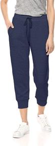 img 4 attached to 🩳 Amazon Essentials Women's Relaxed-Fit Studio Terry Capri Jogger Pant: Comfort meets Style