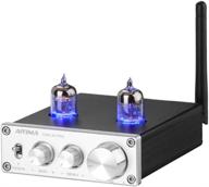 🎵 aiyima audio 6j1 tube preamplifier bluetooth 5.0 with treble & bass adjustment dc12v hifi audio preamp ne5532p chips for home audio amplifier system in silver+bt 5.0 logo