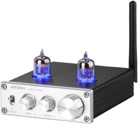 img 4 attached to 🎵 AIYIMA Audio 6J1 Tube Preamplifier Bluetooth 5.0 with Treble & Bass Adjustment DC12V HiFi Audio Preamp NE5532P Chips for Home Audio Amplifier System in Silver+BT 5.0