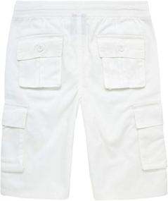 img 1 attached to 👖 Trendy Quad Seven Twill Boys Shorts: The Perfect Addition to Boys' Clothing Collection