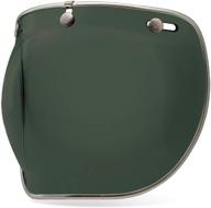 🚗 bell automotive wayfarer green 3-snap bubble dlx shield: essential accessories for automotive safety logo