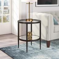 🪑 henn & hart black end table, quantity 1 логотип