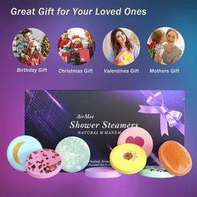 img 2 attached to 🛀 8-Piece Pack of Aromatherapy Shower Steamers Tablets Gift Sets - Ideal for Mother's Day, Christmas, Perfect Gift Ideas for Wife and Women