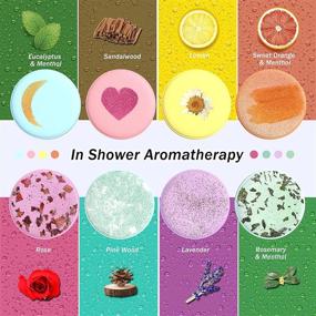 img 3 attached to 🛀 8-Piece Pack of Aromatherapy Shower Steamers Tablets Gift Sets - Ideal for Mother's Day, Christmas, Perfect Gift Ideas for Wife and Women