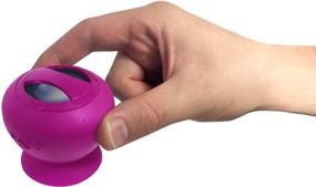 img 4 attached to Мини-динамик Hype Bluetooth и мобильная подставка для мобильных телефонов - розничная упаковка - розовый