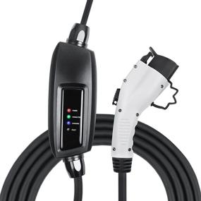 img 4 attached to Lectron Level 2 Electric Vehicle Charger (240V, 16 Amp) with 21ft J1772 Extension Cord and NEMA 10-30 Plug