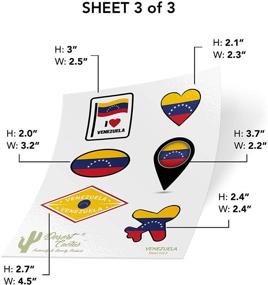 img 1 attached to Venezuela Country Stickers Decals Scrapbook