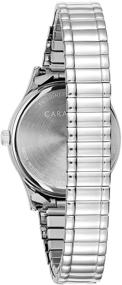img 2 attached to Caravelle Womens Quartz Stainless Steel Women's Watches