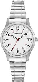 img 4 attached to Caravelle Womens Quartz Stainless Steel Women's Watches