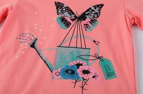 img 2 attached to Toddler Cartoon Butterfly T Shirts Crewneck