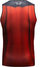 img 2 attached to 🏃 Advanced Performance: Red Plume Men's Cool Dry Compression Muscle Tank Top for Running and Sports