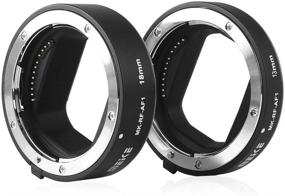img 1 attached to 📸 Enhance Macro Photography with Meike MK-RF-AF1 13mm + 18mm Metal AF Full Frame Extension Tube Adapter Ring Kit for EOS-R Series Cameras RF Mount Cameras EOS-R EOS-RP