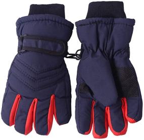 img 3 attached to 🧤 Cold Weather Outdoor Mittens for Boys - Winter Running Snowboard Accessories