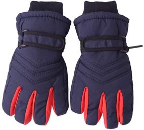 img 2 attached to 🧤 Cold Weather Outdoor Mittens for Boys - Winter Running Snowboard Accessories