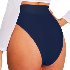 img 2 attached to 👙 Hilor Women's High Waisted Bikini Swimsuits in Women's Clothing