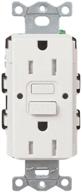 lutron car 15 gfst wh 15 amp receptacle with self testing logo