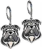 bulldog sterling earringsколлекция ginger lyne логотип