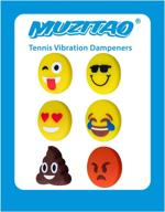 🎾 muzitao tennis vibration dampeners: pack of 6 for enhanced performance logo