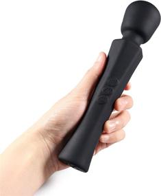 img 4 attached to 🔌 Ultimate Premium Personal Wand Massager: Memory, Power, and Waterproof Capability, USB Rechargeable, Magic Vibration Modes for Complete Back and Neck Relief