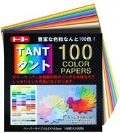 📦 toyo origami tant paper (007200), 15 cm x 15 cm, 100 assorted colors logo