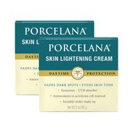 🌞 porcelana day cream with spf & antioxidants - reduces dark spots, discoloration & balances skin tone (3 oz, pack of 2) logo