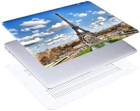 img 2 attached to 🗼 HRH 2 in 1 Paris Eiffel Tower Laptop Body Shell Protective Hard Case Cover with Silicone Keyboard Cover for MacBook Air 11 inch