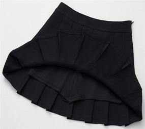 img 1 attached to Chouyatou Women's Classic Pleated A-Line Skirt with Elegant High Waist Design
