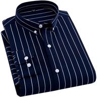 👔 erztiay classic vertical striped shirt: timeless casual style logo